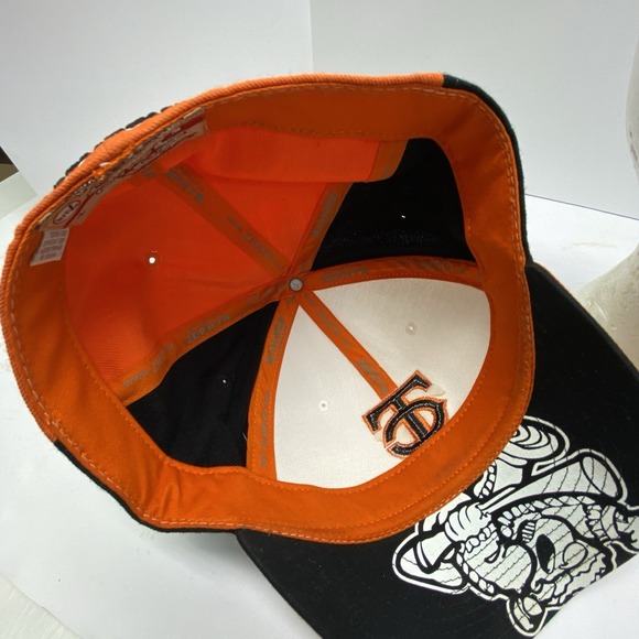 Zephyr 32/5 Tusculum College Pioneers 7 3/4 Hat Black Orange White - Picture 7 of 7